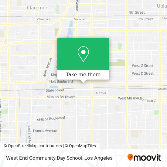 Mapa de West End Community Day School