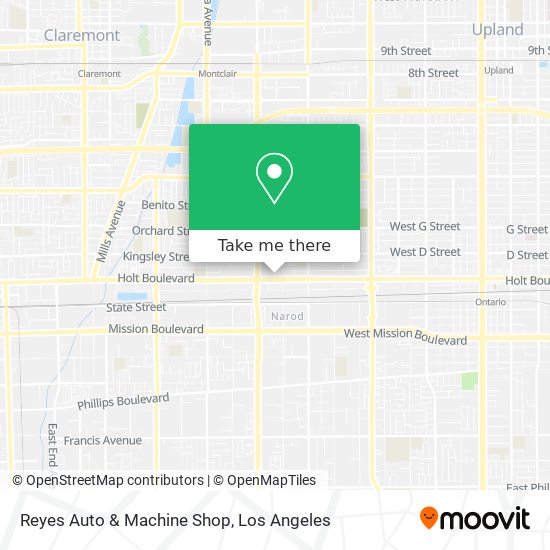 Reyes Auto & Machine Shop map