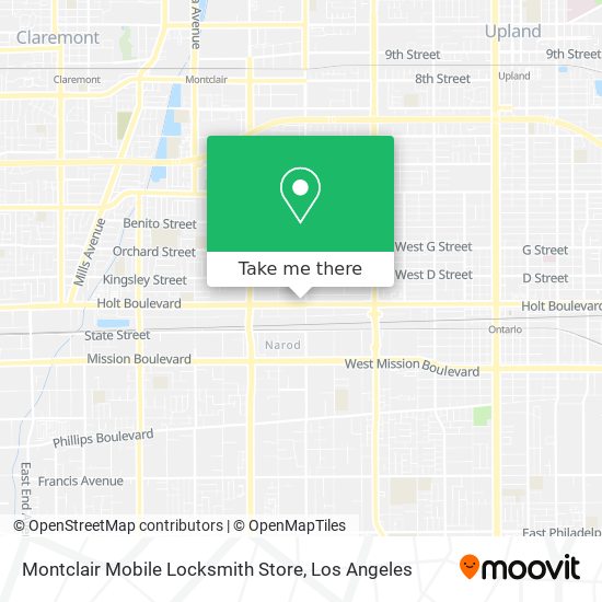 Montclair Mobile Locksmith Store map