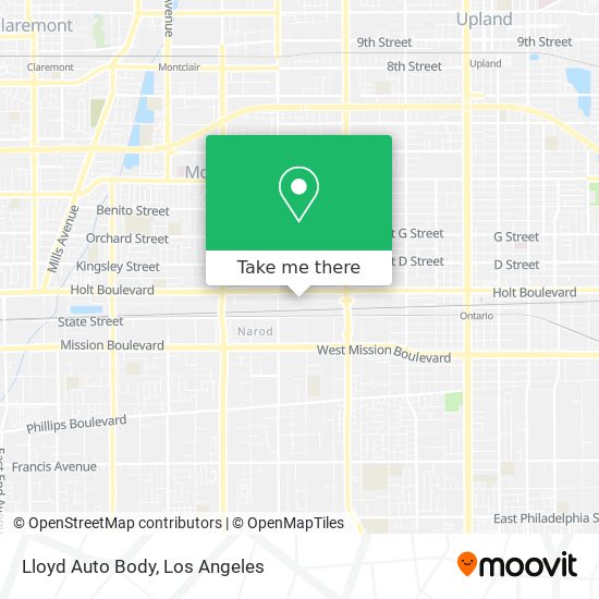 Lloyd Auto Body map