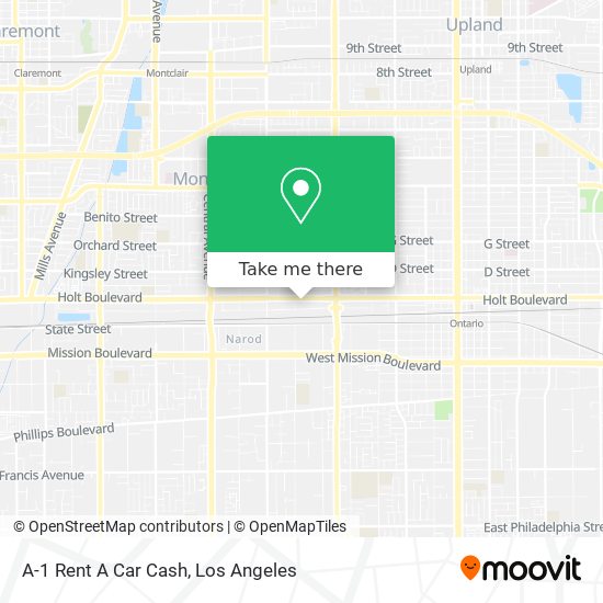 Mapa de A-1 Rent A Car Cash