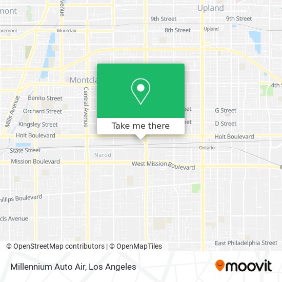 Millennium Auto Air map