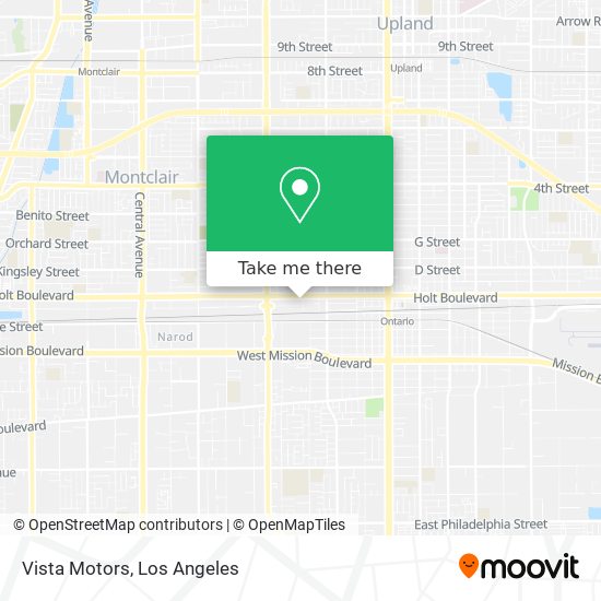 Vista Motors map