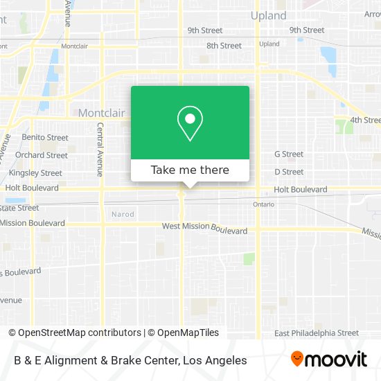 B & E Alignment & Brake Center map