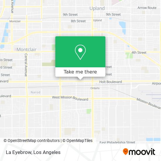 La Eyebrow map