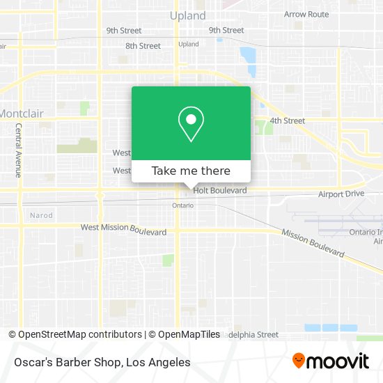 Oscar's Barber Shop map