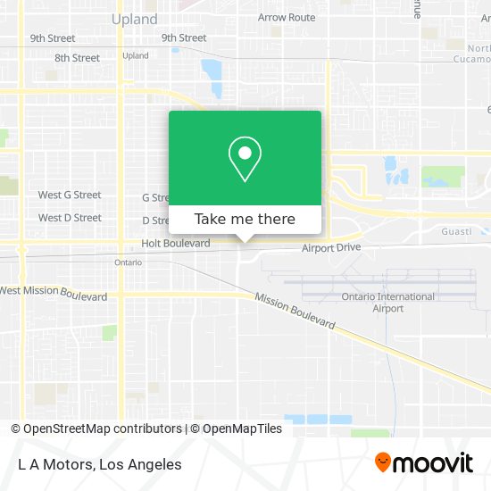 L A Motors map