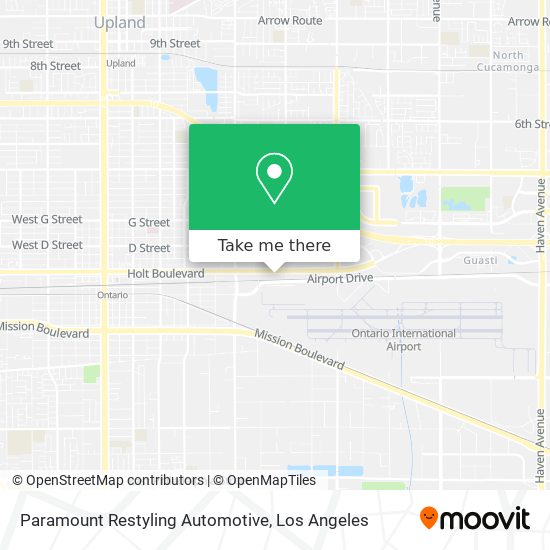 Paramount Restyling Automotive map