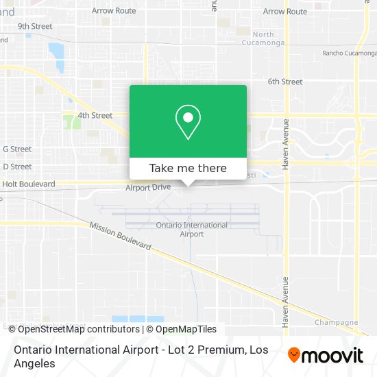 Ontario International Airport - Lot 2 Premium map