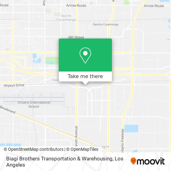 Mapa de Biagi Brothers Transportation & Warehousing