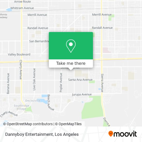 Dannyboy Entertainment map