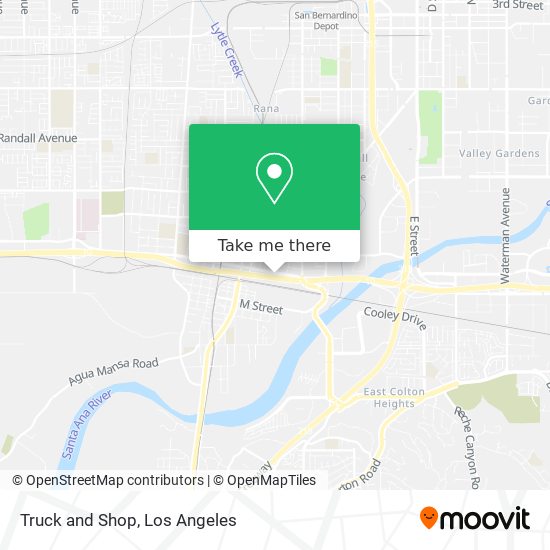 Truck and Shop map