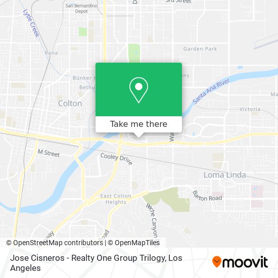 Jose Cisneros - Realty One Group Trilogy map