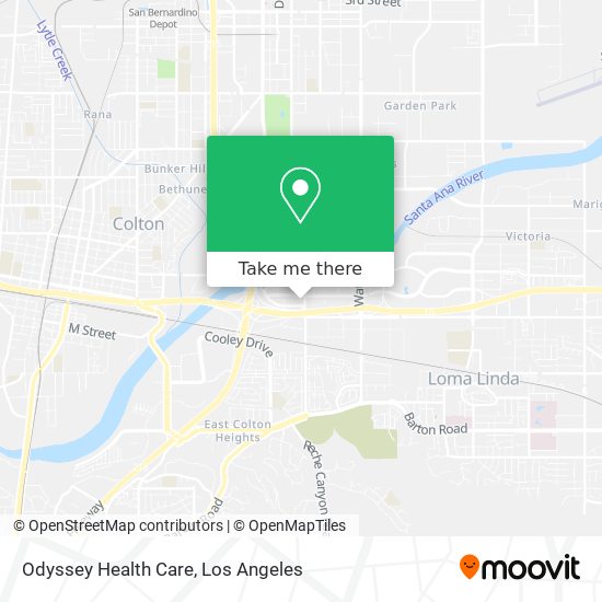 Odyssey Health Care map