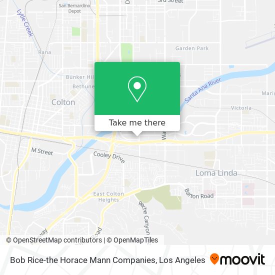 Mapa de Bob Rice-the Horace Mann Companies