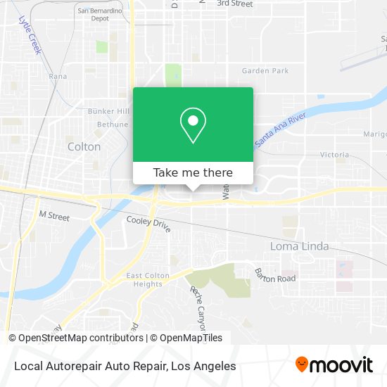 Mapa de Local Autorepair Auto Repair
