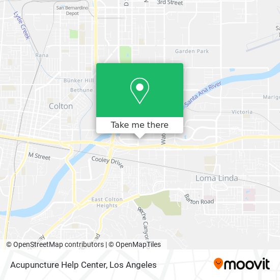Acupuncture Help Center map