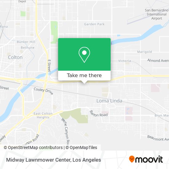 Mapa de Midway Lawnmower Center