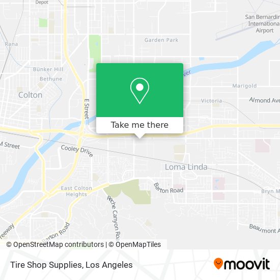 Mapa de Tire Shop Supplies