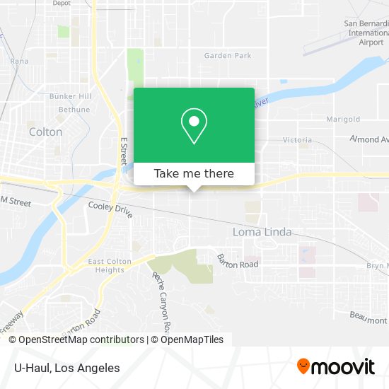 U-Haul map