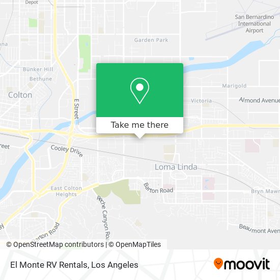 Mapa de El Monte RV Rentals