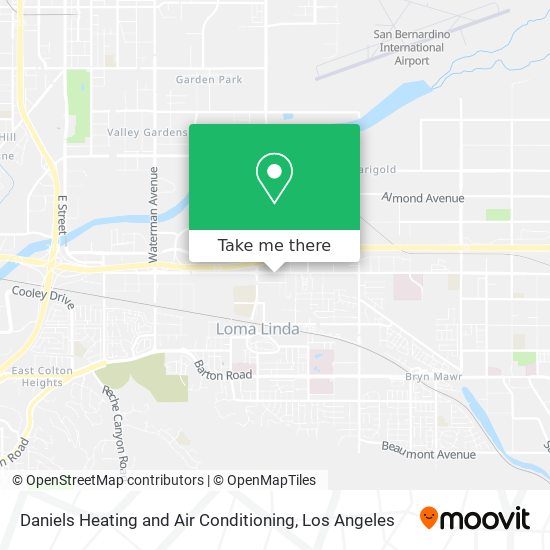 Mapa de Daniels Heating and Air Conditioning