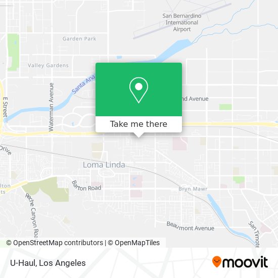 U-Haul map