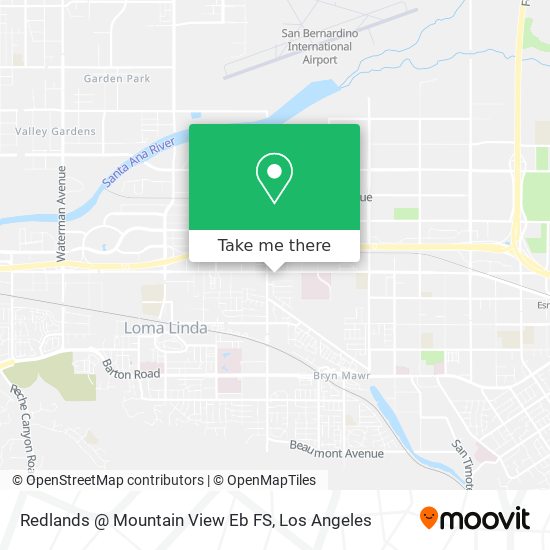 Mapa de Redlands @ Mountain View Eb FS