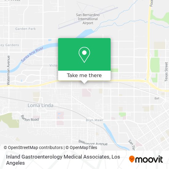 Inland Gastroenterology Medical Associates map