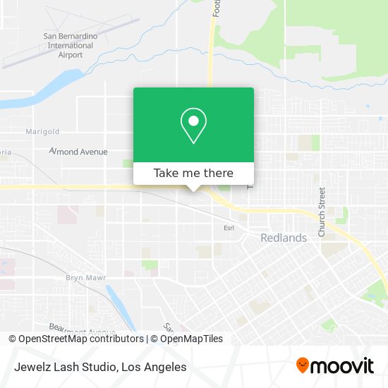 Jewelz Lash Studio map