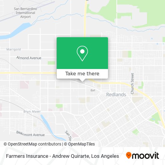 Farmers Insurance - Andrew Quirarte map