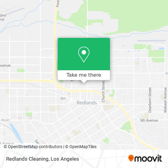 Mapa de Redlands Cleaning