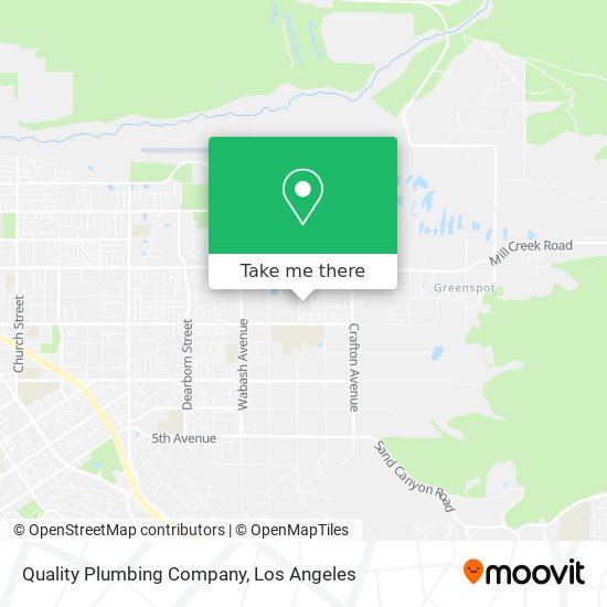 Quality Plumbing Company map