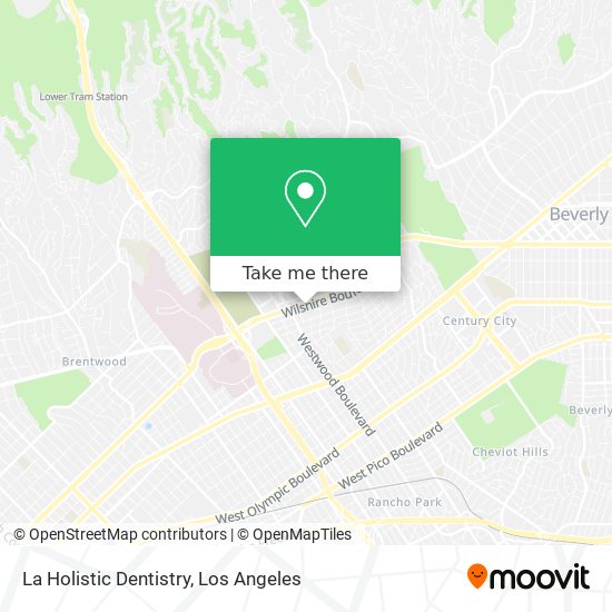 La Holistic Dentistry map