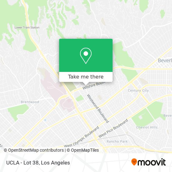 UCLA - Lot 38 map