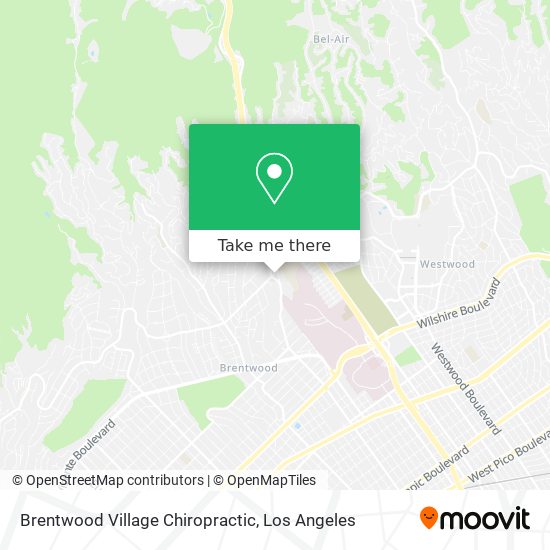 Brentwood Village Chiropractic map