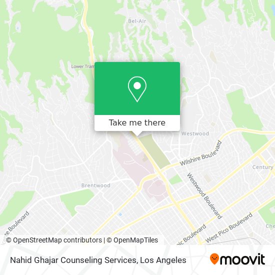 Mapa de Nahid Ghajar Counseling Services