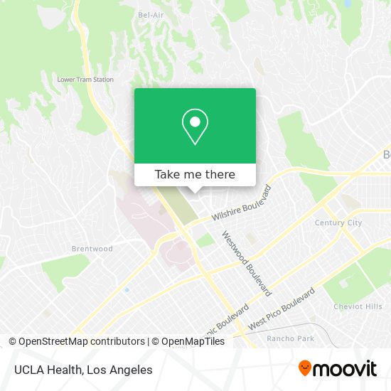 UCLA Health map