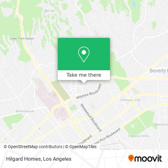 Hilgard Homes map