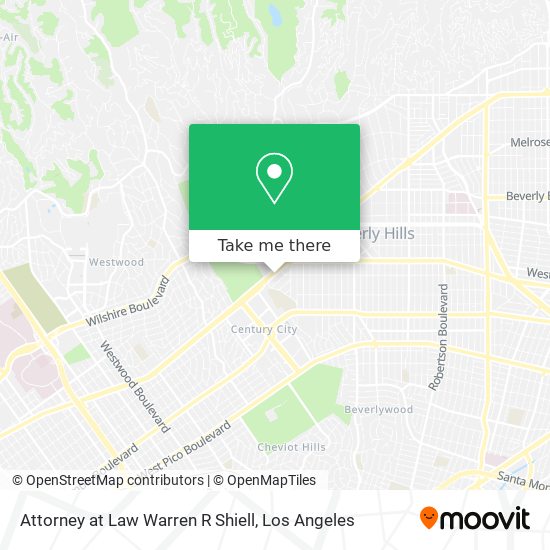 Mapa de Attorney at Law Warren R Shiell