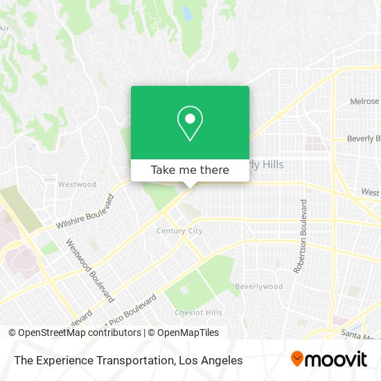 The Experience Transportation map