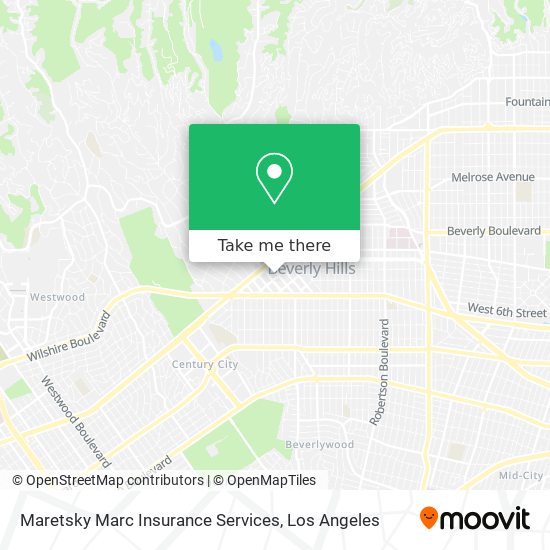 Maretsky Marc Insurance Services map