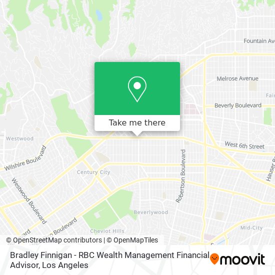 Mapa de Bradley Finnigan - RBC Wealth Management Financial Advisor