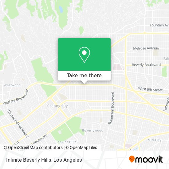 Mapa de Infinite Beverly Hills