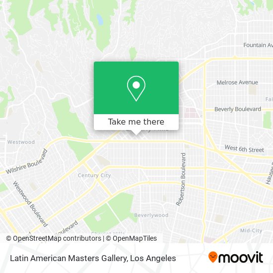 Mapa de Latin American Masters Gallery