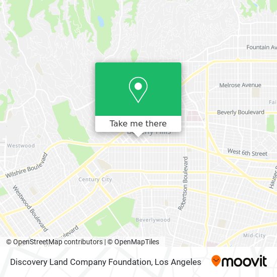 Mapa de Discovery Land Company Foundation