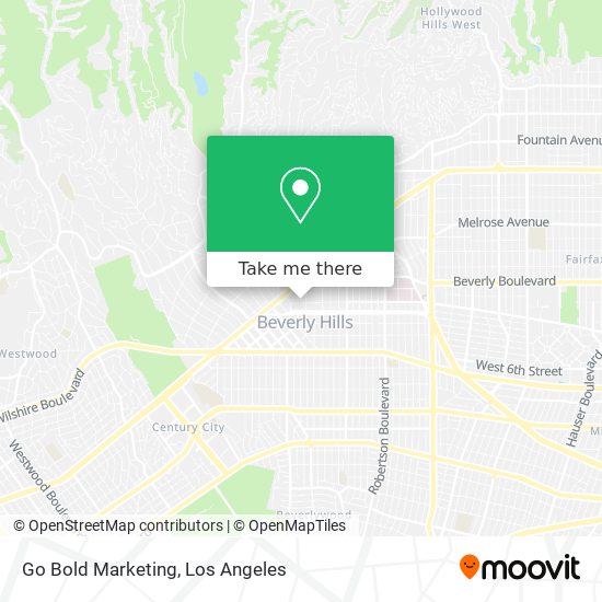 Go Bold Marketing map