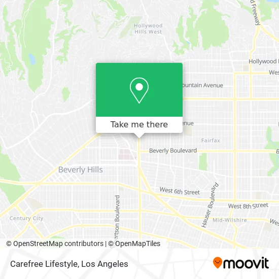 Carefree Lifestyle map