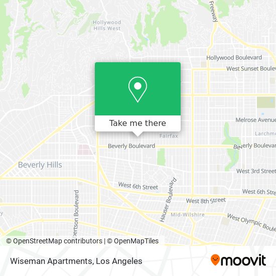 Wiseman Apartments map