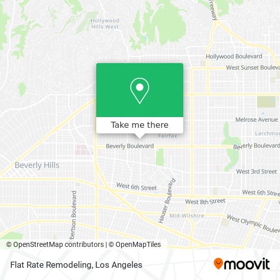 Flat Rate Remodeling map